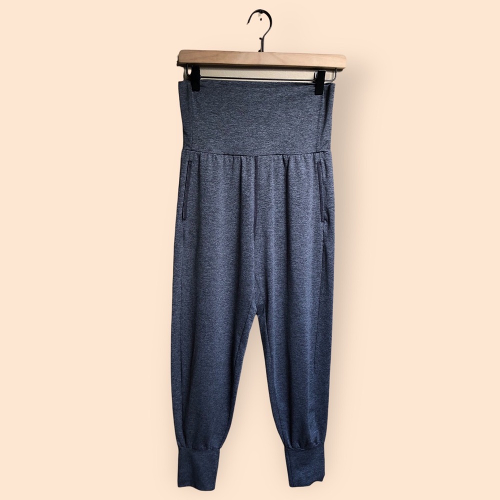 Aerie Heather Grey Comfort Jogger Pants Athleisure Cozy Stretch Women’s Small